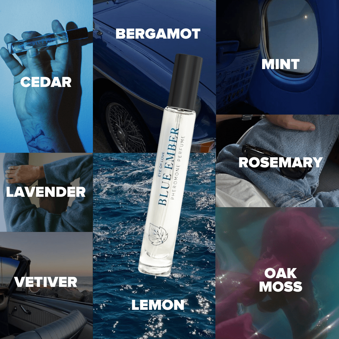 Eye Of Love Love In Bloom Blue Ember Pheromone Cologne - 30ml - Naughty by Nature Adult Store