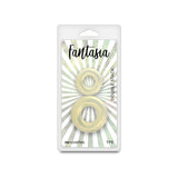 Fantasia - Double Stack - Amber Cock Rings - Set of 2 Sizes - COCK RINGS