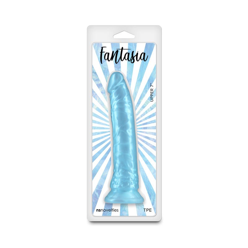 Fantasia - Upper 7'' - Pearlescent Blue 20.5 cm Dildo - DONGS