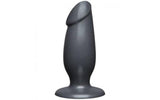 Fat Man Anal Plug Gun Metal - Adult Toys