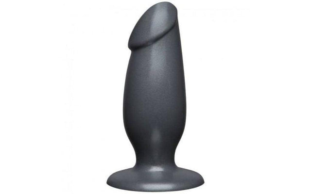 Fat Man Anal Plug Gun Metal - Adult Toys