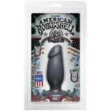 Fat Man Anal Plug Gun Metal - Adult Toys