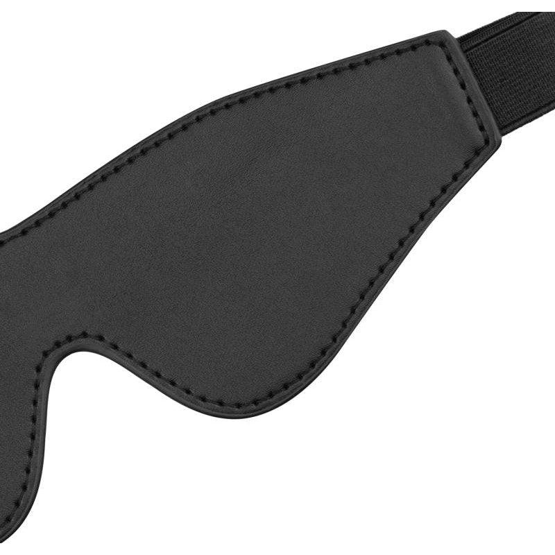 Faux Leather Blindfold Black - Naughty by Nature Adult Store