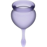 Feel Good Menstrual Cup Lila 2pcs - Adult Toys