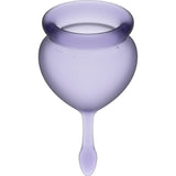 Feel Good Menstrual Cup Lila 2pcs - Naughty by Nature Adult Store