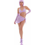 Feeling Fuzzy Lilac Festival Set incl Pasties - Lingerie