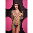 Fencenet Rainbow Mini Dress - Lingerie