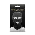 Fetish & Fashion - Eyes & Mouth Hood - Black - Black Hood - BONDAGE - TOYS