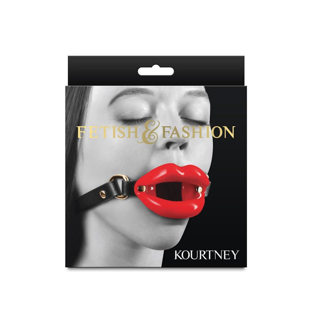 Fetish & Fashion - Kourtney - Red Lips Open Mouth Restraint - BONDAGE - TOYS
