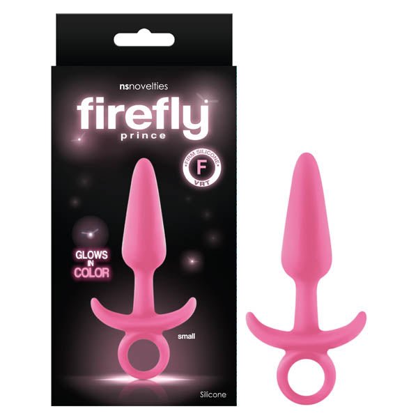 Firefly Prince - Glow - in - Dark Small Butt Plug with Ring Bull - ANAL TOYS