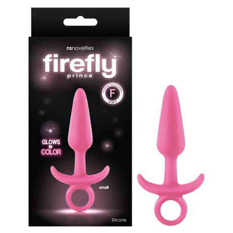 Firefly Prince - Glow - in - Dark Small Butt Plug with Ring Bull - ANAL TOYS