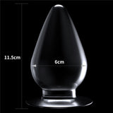 Flawless Clear Anal Plug 4.5'' - Clear - ANAL TOYS