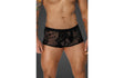 Flock Embroidery Short - Shorts - Lingerie
