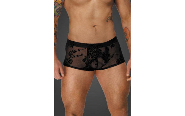 Flock Embroidery Short - Shorts - Lingerie