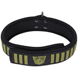 Fort Troff Tactical Collar and Leash Black Green Restraint - BONDAGE - TOYS