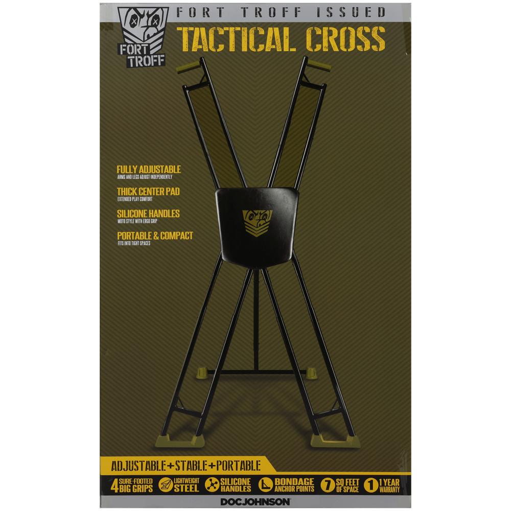 Fort Troff - Tactical Cross - Adjustable Cross Restraint - BONDAGE - TOYS