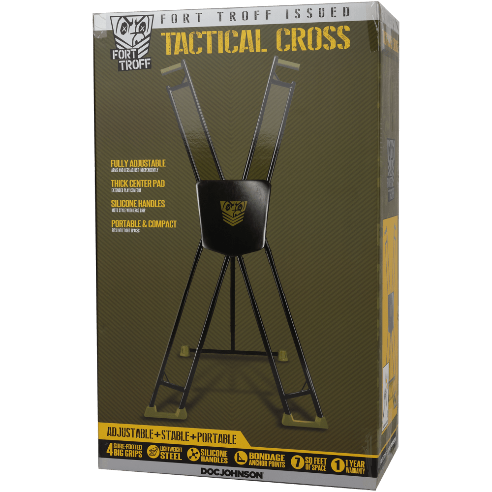 Fort Troff - Tactical Cross - Adjustable Cross Restraint - BONDAGE - TOYS
