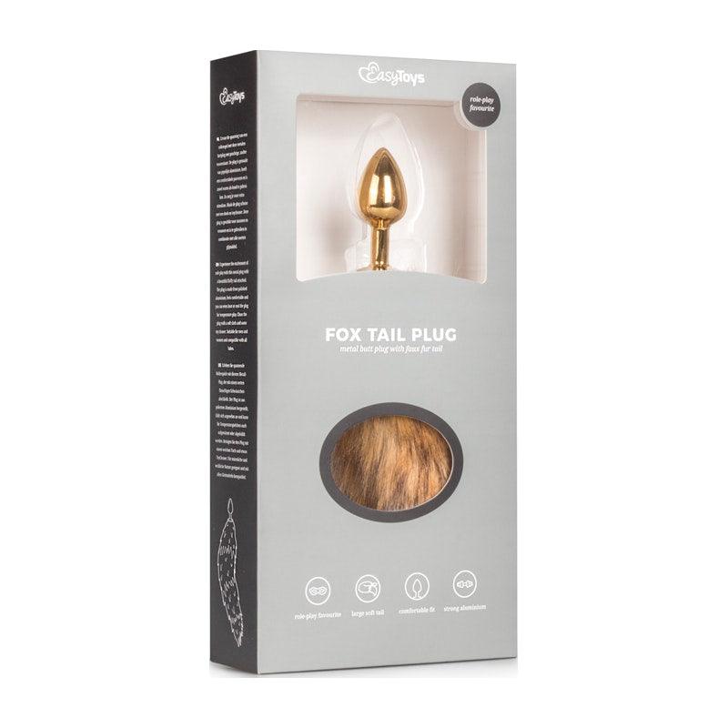 Fox Tail No. 1 - Gold Plug - Naughty by Nature Adult Store