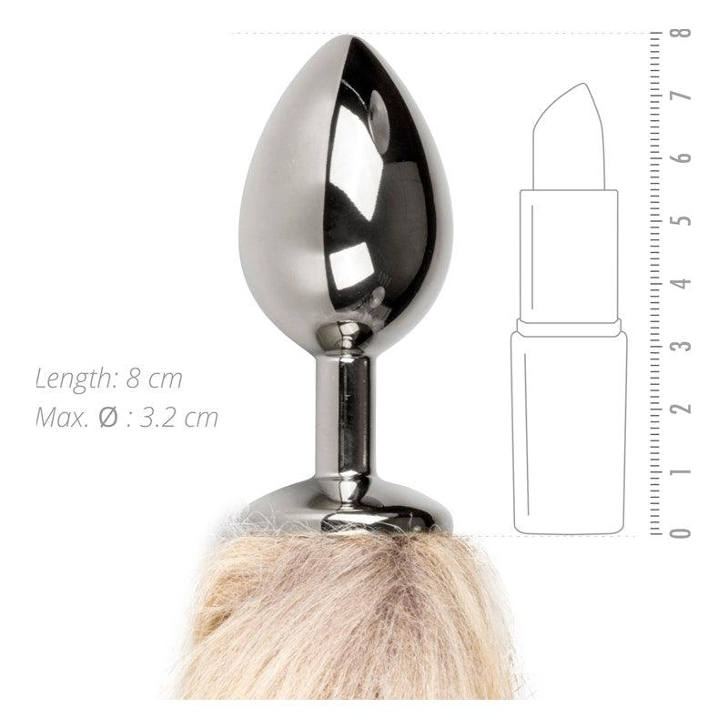 Fox Tail No. 2 Silver Plug - Adult Toys