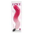 Foxy Fox Tail Silicone Butt Plug - Pink Gradient - 46 cm Tail - Anal Toys