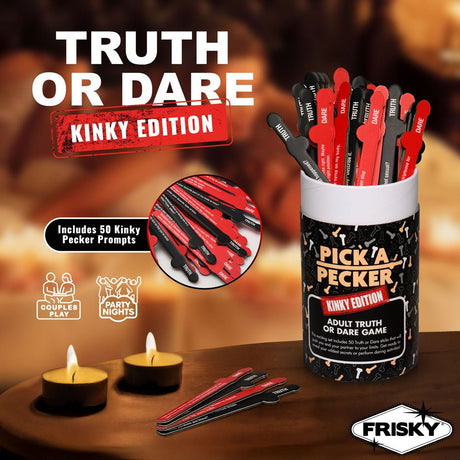 Frisky Pick A Pecker Kinky Edition Adult Truth Or Dare Game - GAMES