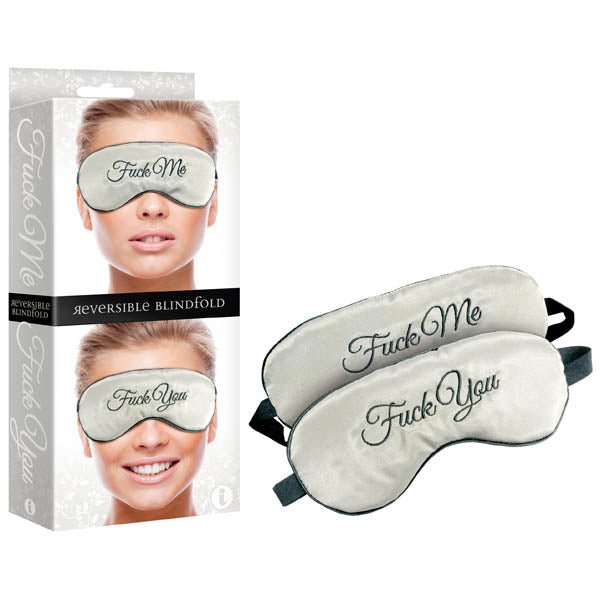 Fuck Me/Fuck You Reversible Blindfold - Padded Reversible Blindfold - BONDAGE - TOYS