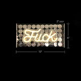 Fuck Neon Light Sign - Novelty Neon Light - NOVELTIES
