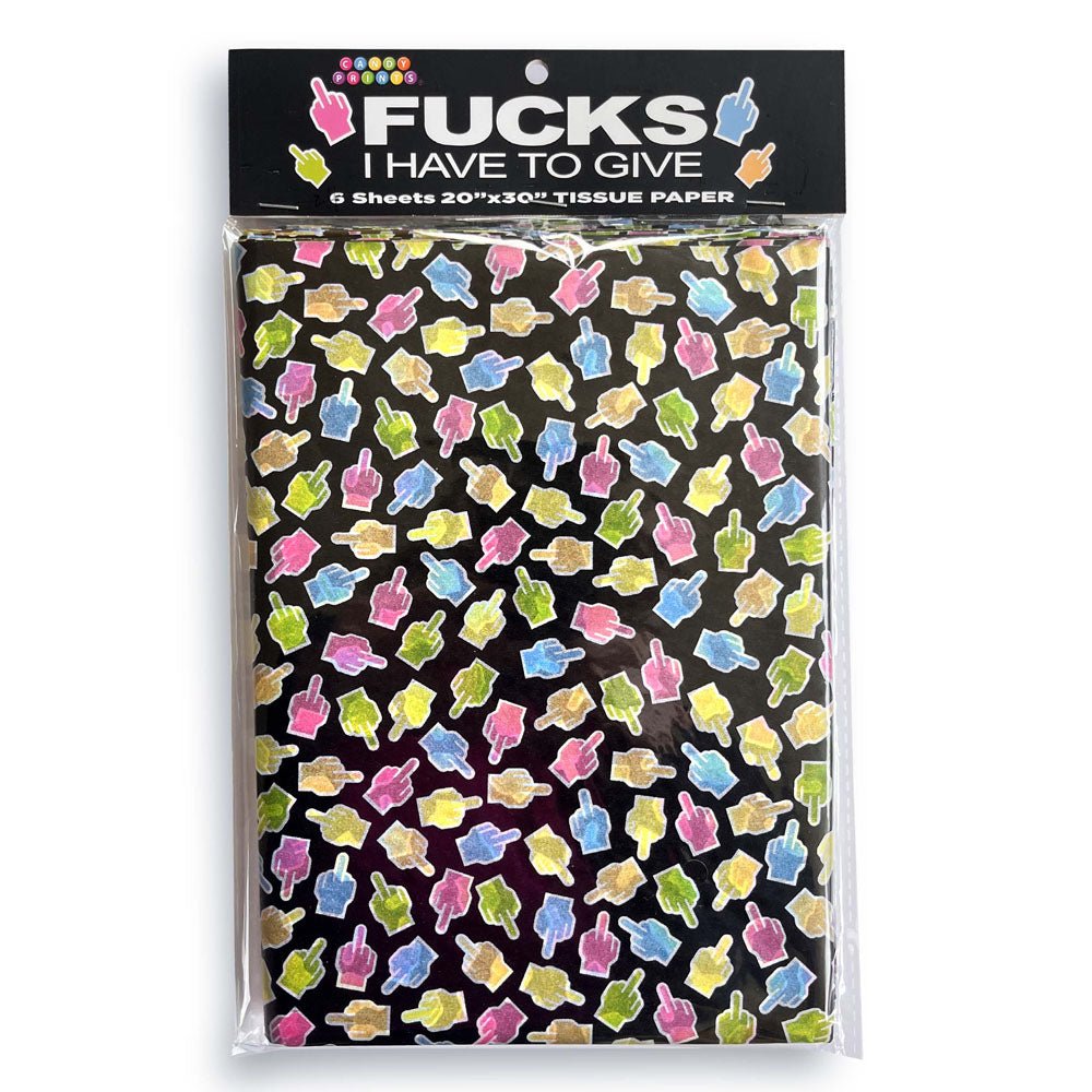 Fucks I Have To Give Tissue Paper Sheets - 6 Pack - Naughty by Nature Adult Store