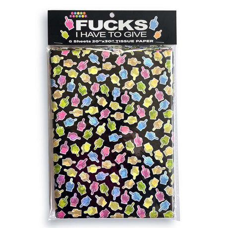 Fucks I Have To Give Tissue Paper Sheets - 6 Pack - Naughty by Nature Adult Store
