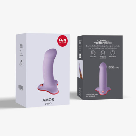 Fun Factory AMOR - Lavender 14.6 cm Dildo - Naughty by Nature Adult Store