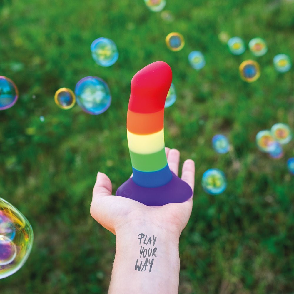 Fun Factory AMOR - Rainbow 14.6 cm Dildo - Naughty by Nature Adult Store