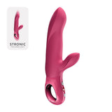 Fun Factory Bi Stronic Arc Thrusting Vibrator – Raspberry G - Spot Toy - VIBRATORS - PREMIUM