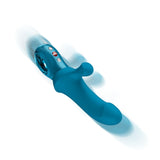 Fun Factory Bi Stronic Curve Thrusting G - Spot Vibrator - Aquamarine - VIBRATORS - PREMIUM