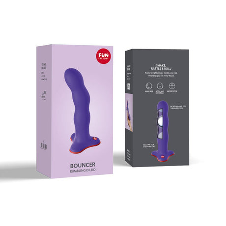 Fun Factory BOUNCER flashy purple - Flashy 18.5 cm Dildo - DONGS - PREMIUM - Naughty by Nature Adult Store