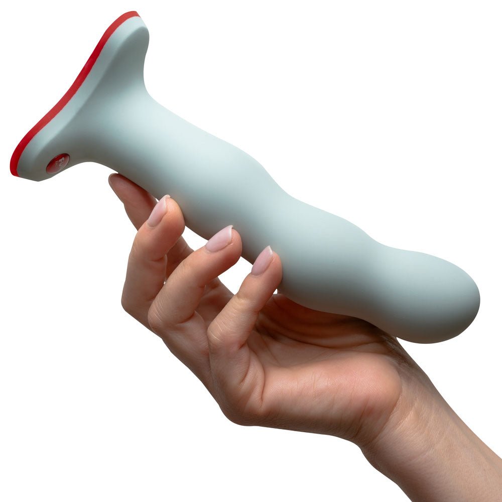 Fun Factory BOUNCER sage green 18.5 cm Dildo - Naughty by Nature Adult Store