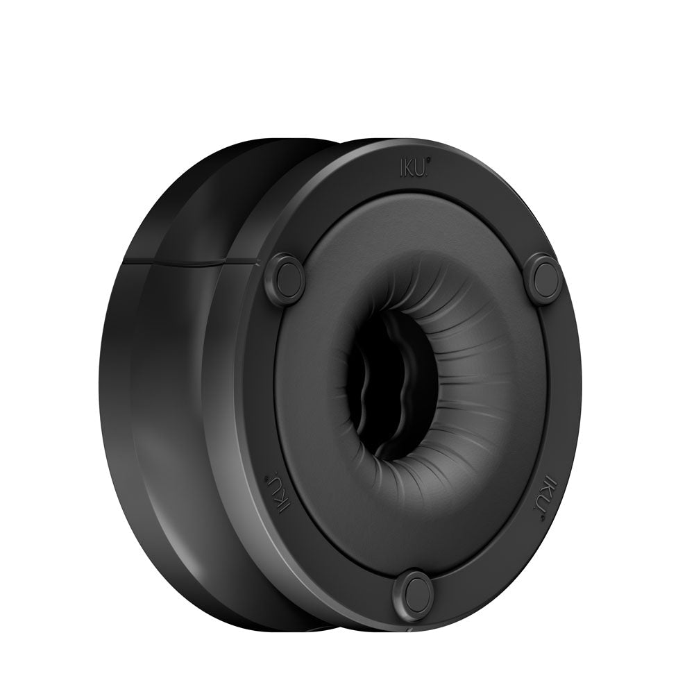 Fun Factory IKU Tight Masturbator – Silicone Stroker Sleeve in Black - MASTURBATORS - PREMIUM