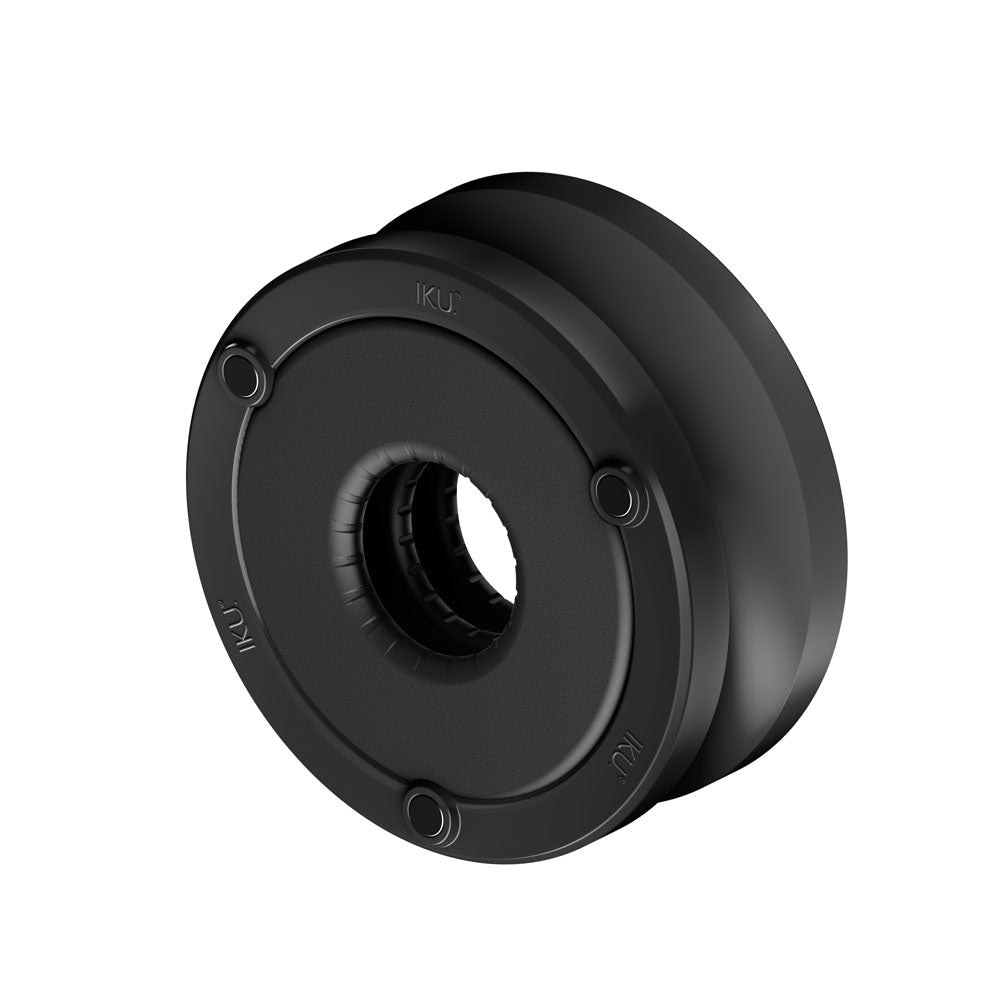 Fun Factory IKU Tighter Silicone Stroker Masturbator | Ribbed Black - MASTURBATORS - PREMIUM