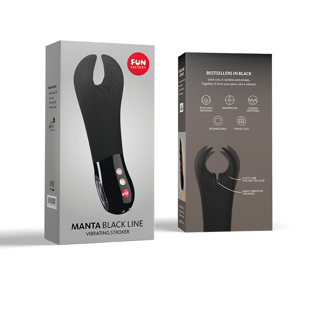 Fun Factory MANTA black - VIBRATORS - PREMIUM