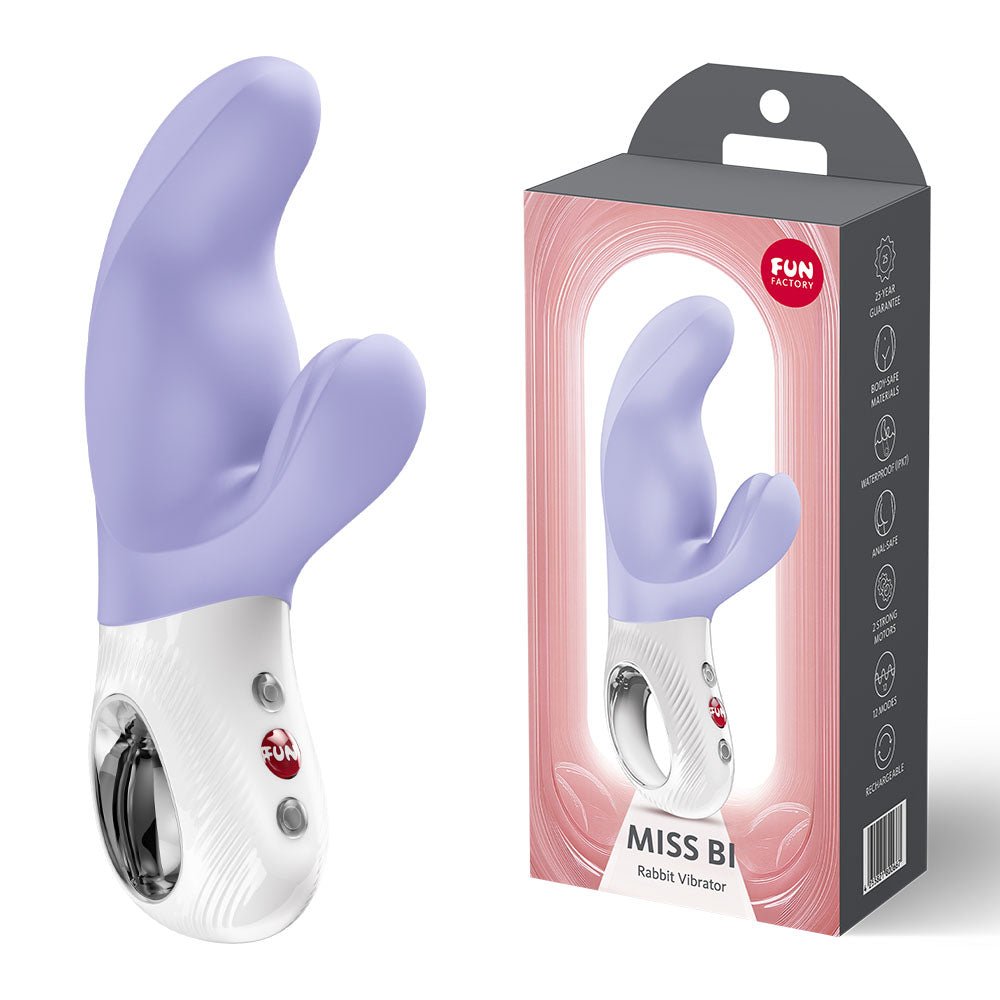 Fun Factory Miss Bi G - Spot & Clitoral Vibrator | Purple USB - C - VIBRATORS - PREMIUM
