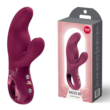 Fun Factory Miss Bi G - Spot Vibrator – Wine Red USB - C Rechargeable - VIBRATORS - PREMIUM