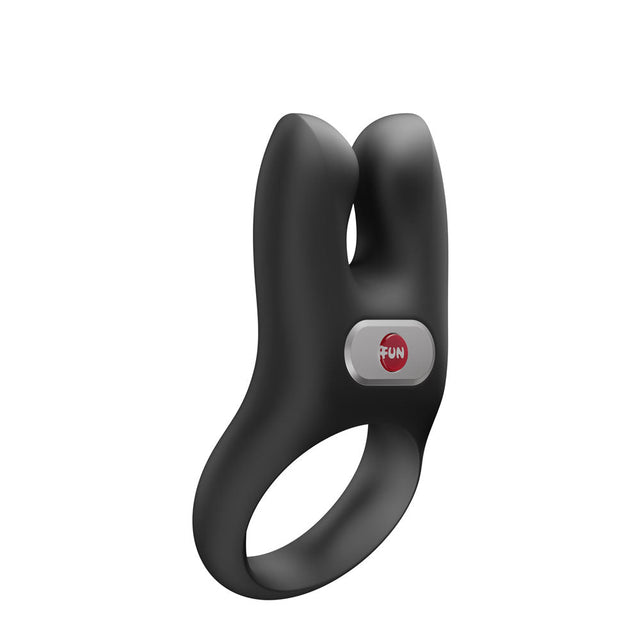 Fun Factory NOS Pro USB C Rechargeable Vibrating Cock Ring Black - COCK RINGS - PREMIUM