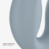 Fun Factory SHARE VIBE PRO cool grey - Strapless Strap - On - VIBRATORS - PREMIUM