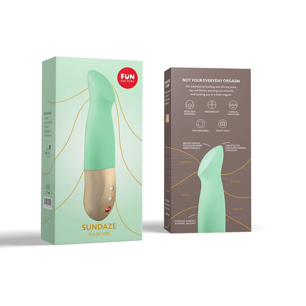 Fun Factory SUNDAZE pistachio - Thrusting Vibrator - VIBRATORS - PREMIUM