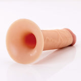 FX Elite 7'' Silicone Hollow Strap - On - Flesh 17.8 cm - STRAP - ONS