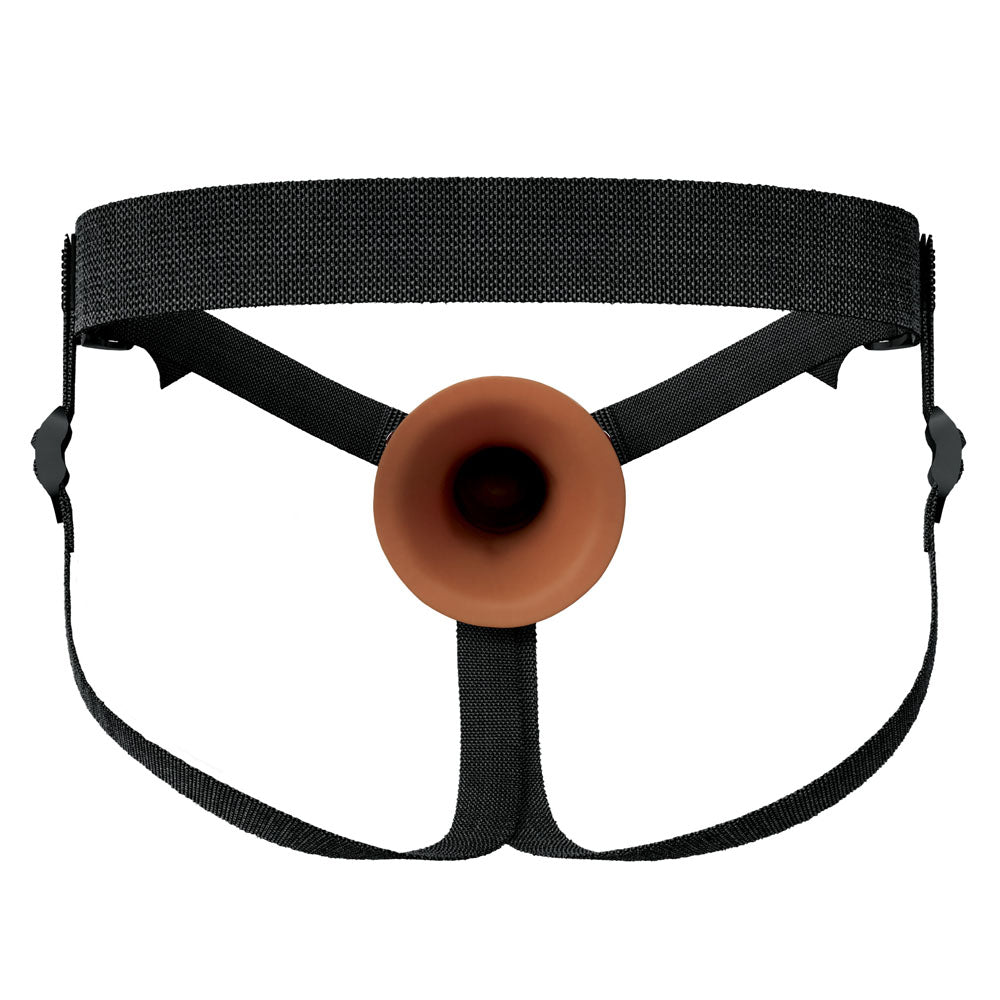 FX Elite 7'' Silicone Hollow Strap - On - Tan 17.8 cm - STRAP - ONS