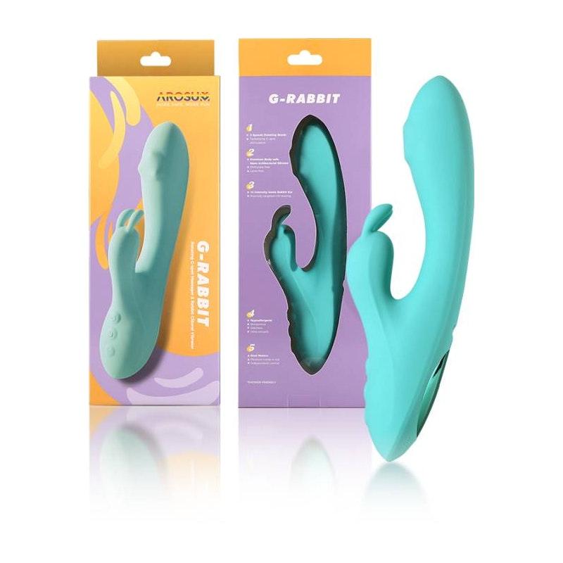 G - Rabbit Rotating G - Spot and Clitoral Vibrator - Adult Toys