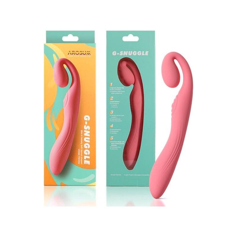 G - Snuggle Ultrasoft Sprout - shaped Unisex Vibrator - Adult Toys