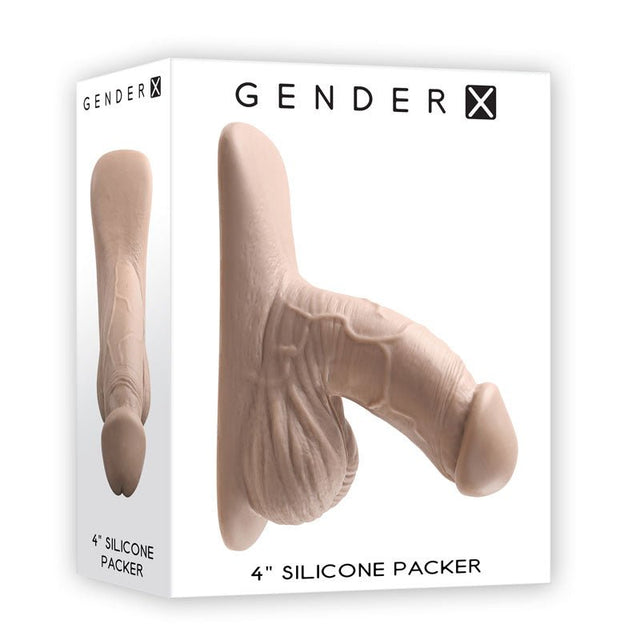 Gender X 4'' SILICONE PACKER LIGHT - Flesh 10 cm Packer - GENDER EXPRESSION
