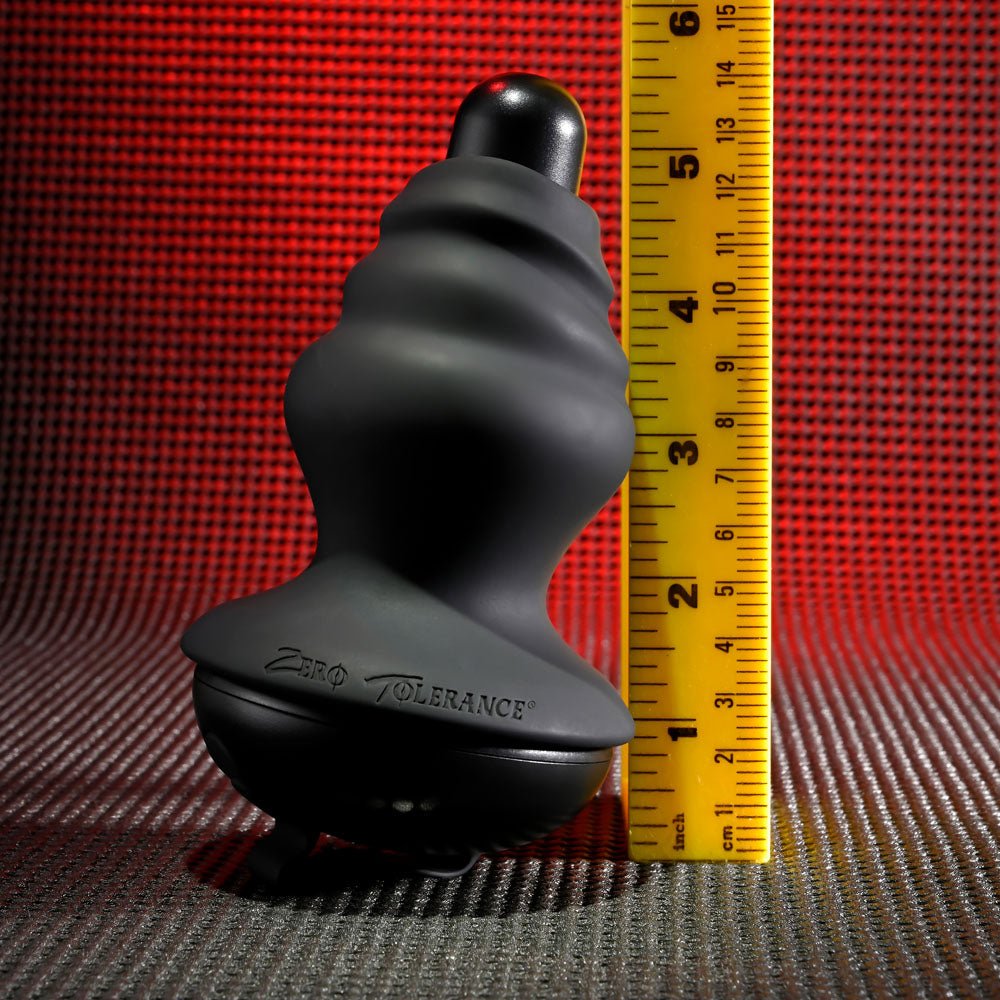 Gender X ECHO - Black 15.3 cm USB Rechargeable Butt Plug - ANAL TOYS