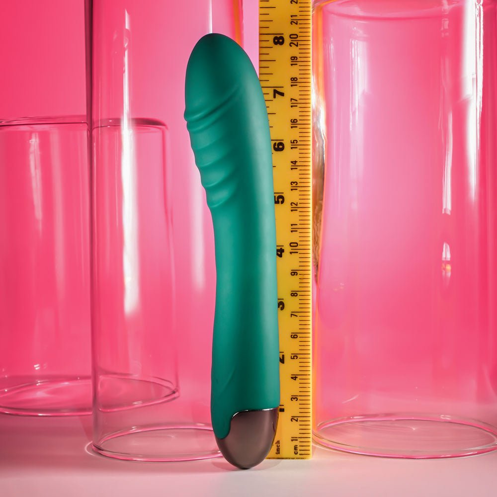 Gender X PIROUETTE - Green 20.6 cm USB Rechargeable Vibrator - VIBRATORS